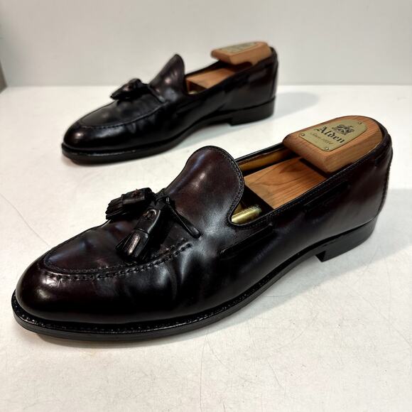 RESOLED Alden x Brooks Brothers 772 Color 8 Shell Cordovan Tassel Loafer 9.5 B - Picture 6 of 13
